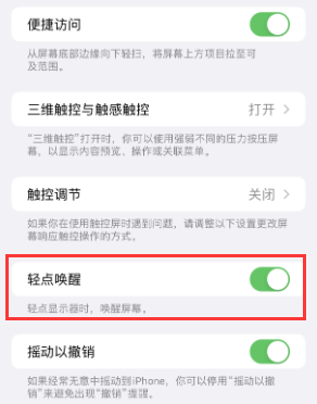 四更镇苹果授权维修站分享iPhone轻点无法唤醒怎么办 