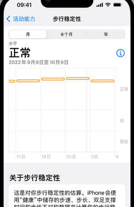 四更镇iPhone手机维修如何在iPhone开启'步行稳定性通知'