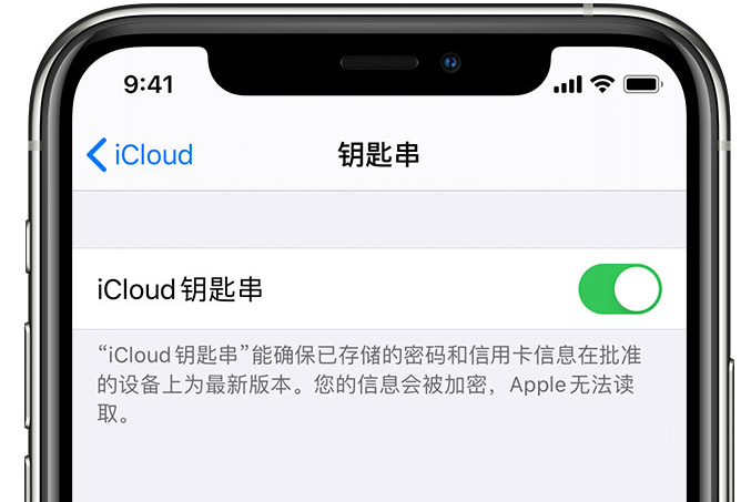 四更镇苹果手机维修分享在 iPhone 上开启 iCloud 钥匙串之后会储存哪些信息 