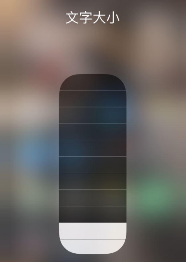 四更镇苹果手机维修分享小技巧：在 iPhone 控制中心快速调节字体大小 