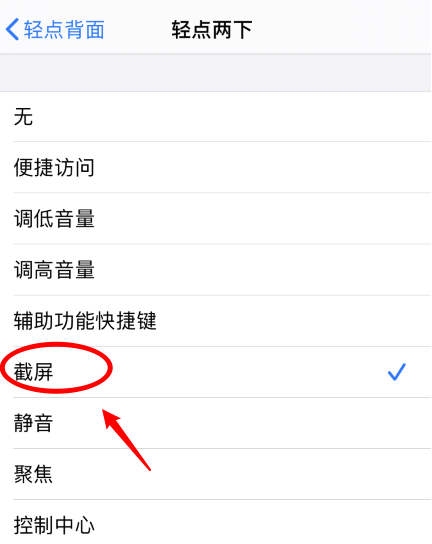 四更镇苹果手机维修分享iPhone12如何启用双击截屏 